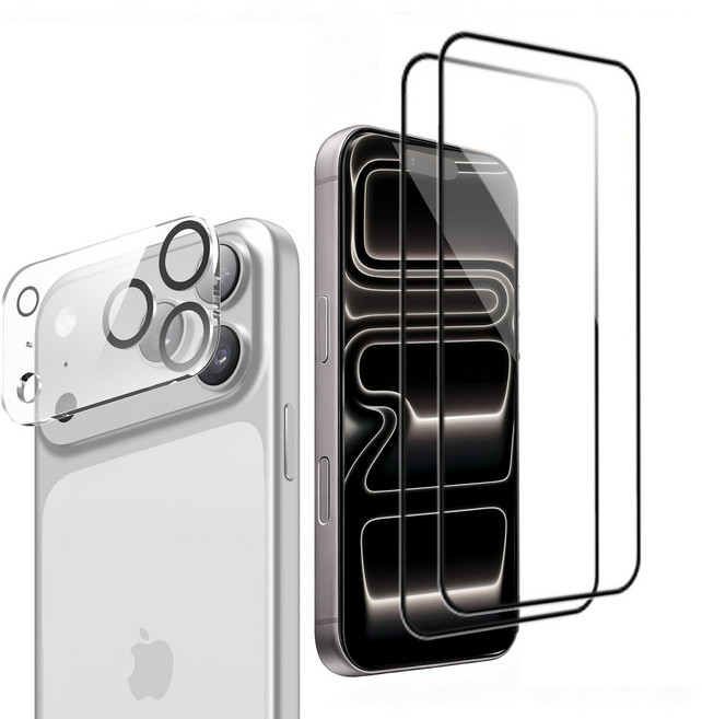 헤미션 갤럭시 S25 플러스 울트라 전면 강화유리 액정 보호필름 고화질 지문인식 카메라 보호필름, 3개