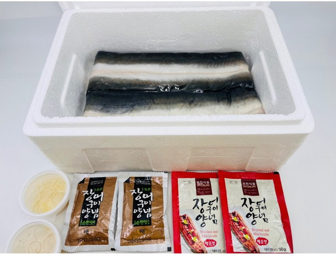 특왕 국내산 자포니카 대왕 장어 민물장어 1kg 손질후 600g [선물세트포장], 1개, 특왕 민물장어 1kg(손질후 600g)
