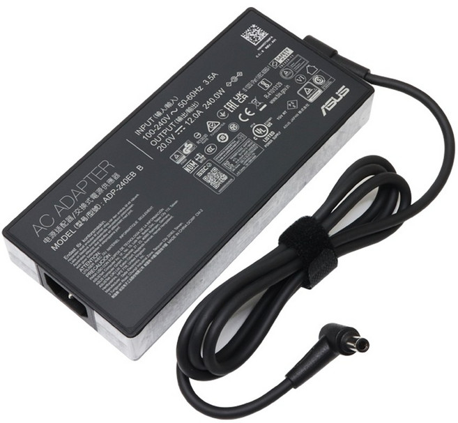 ASUS 정품 20V 10A 200W 외경 6.0mm ADP-200JB D 정품 노트북 어댑터 G713GE G713IE FX516PR 충전기, 1세트, 어댑터+전원케이블