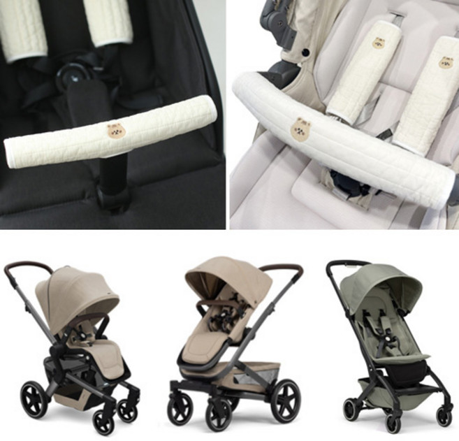 줄즈 허브 에어플러스 데이플러스 유모차 안전바 안전벨트 커버 악세서리, 03.M4U 안전벨트커버-M토니, 1개