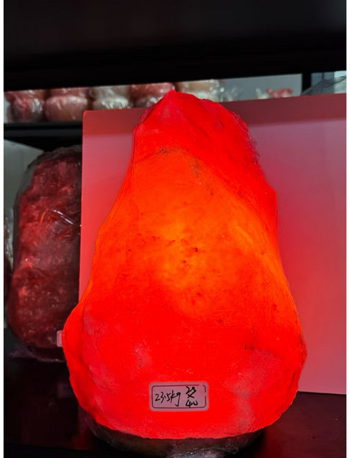 麗玫 喜馬拉雅山原礦鹽燈 23.5kg 大鹽燈 居家風水擺件, 搭配開關電線