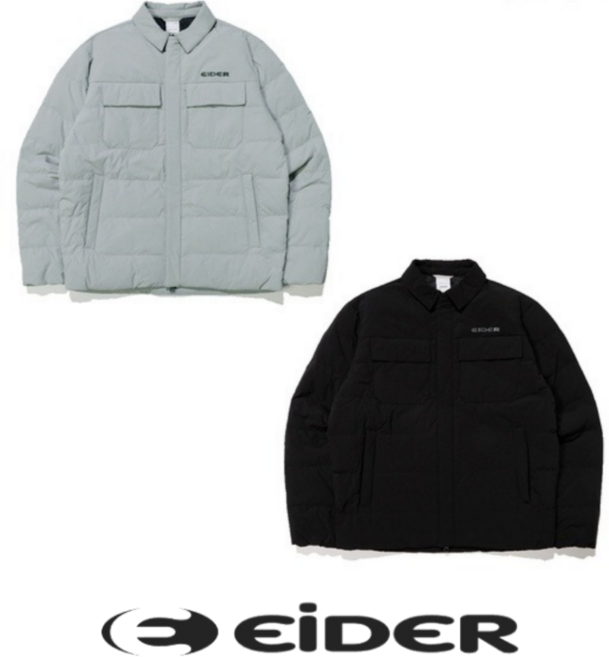 [백화점 매장판] 아이더 EIDER 남성 집업 슬림자켓 에어로겔 거위털 구스다운 패딩점퍼 패딩자켓 패딩