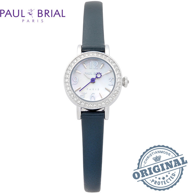 폴브리알(PAUL BRIAL) [백화점 정품] 폴브리알 Marseille PB8002WTNV_A 여성시계 가죽밴드_숫자인덱스