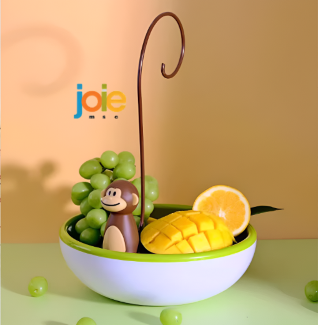 시즌플랜 바나나걸이 거치대, 화이트,그린, 1개