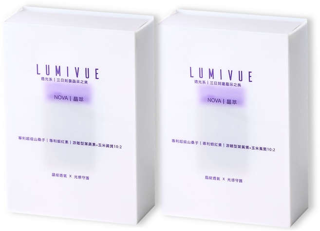 LUMIVUE NOVA 晶萃膠囊 山桑子 蝦紅素 葉黃素 60顆 2個 30顆