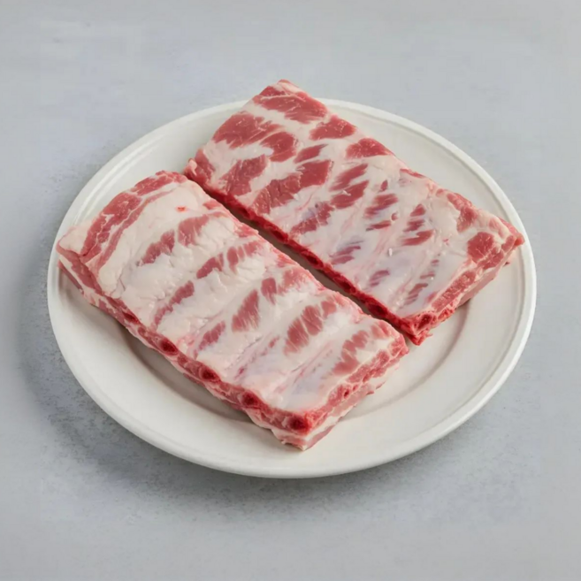 프리미엄 한돈 등갈비 돼지갈비 쪽갈비, 1개, 2kg