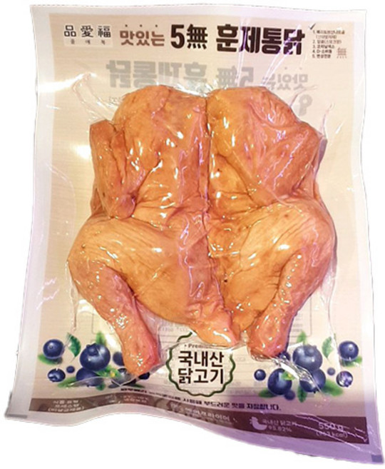 맛있는 5무 훈제통닭, 2개, 550g