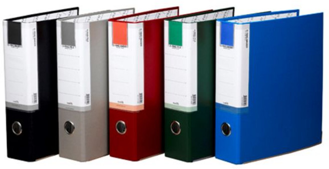 알파 합지 D링 A4 바인더 KD303 3공 5cm, 흑색, 6개