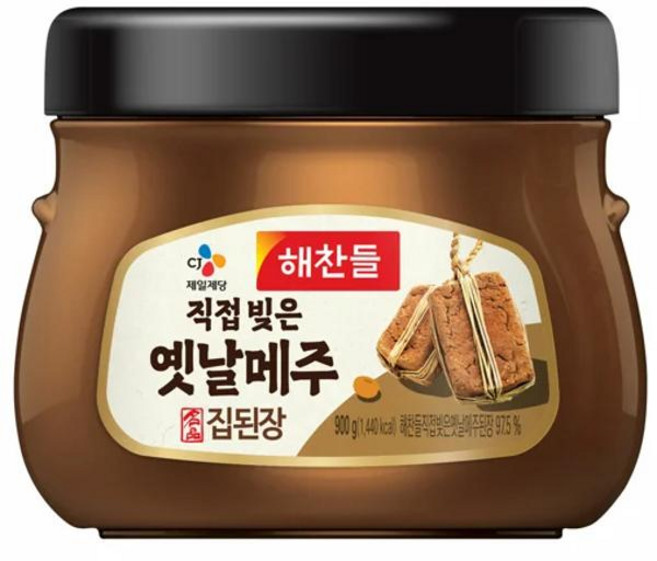 해찬들 엄마손맛 고깃집 숙성 직접빚은 옛날메주 집된장 명품 집된장 900g, 1개