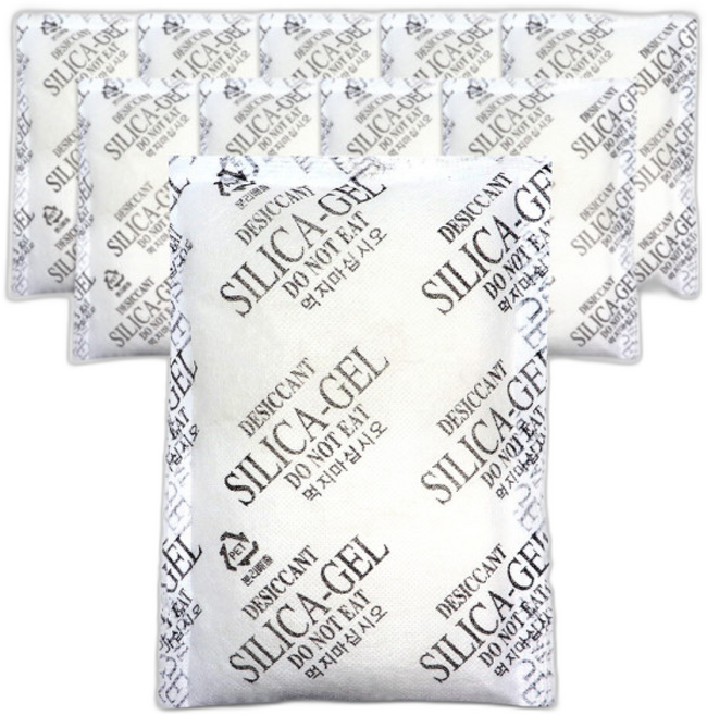 부직포 실리카겔 제습제 방습제 (부직포 ), 10개, 200g