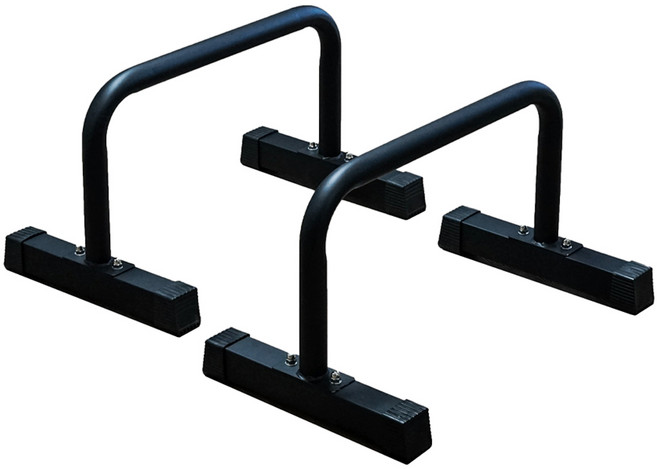 헬스몬 플란체바 패럴렛바 푸쉬업바 페럴렛바 풋샵 푸샵 강철 스틸 60CM 고급형, 검정