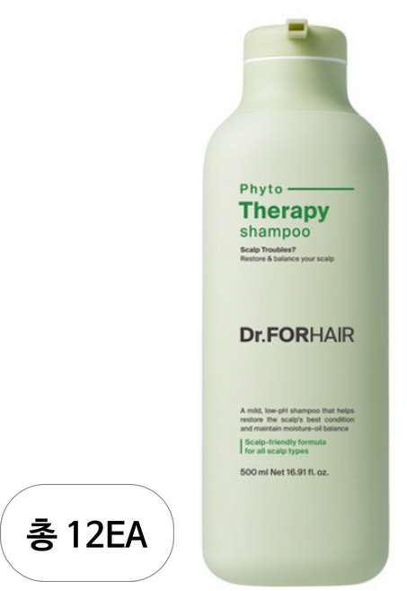 닥터포헤어 피토테라피 샴푸, 500ml, 12개