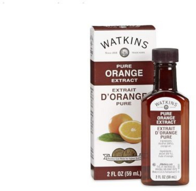 Watkins 왓킨스 순 바닐라 무첨가 향료, 오렌지, 2 플 오즈 (1개 팩)