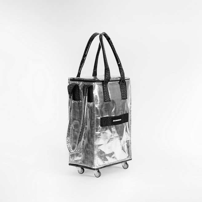 짐샌더슨 롤앤고 쇼퍼백 롤링카트 S, 실버, 1개
