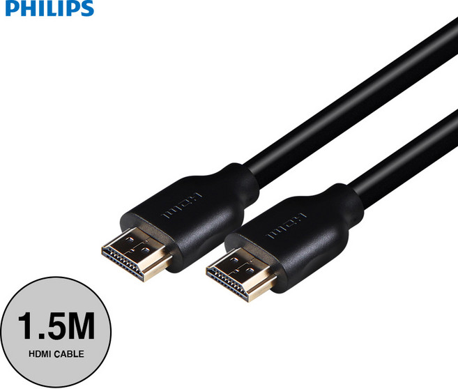필립스정품 HDMI케이블/1.5M/4K UHD지원 골드 V2.0 lys+875DQ