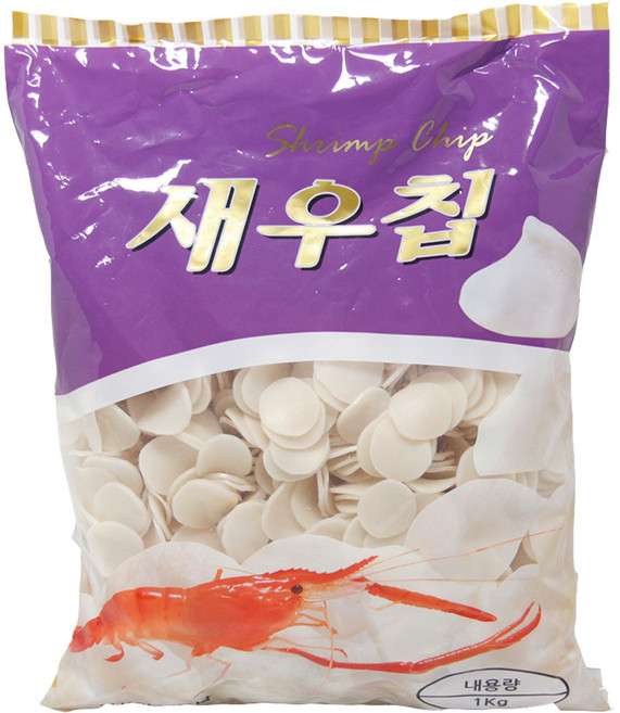 [환씨푸드]새우칩 1kg 알새우칩, 1개