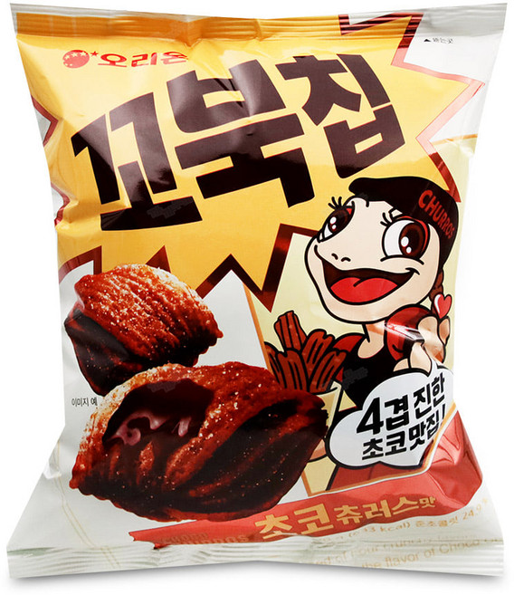 콩하 오리온 4겹 진한 꼬북칩 초코츄러스맛 120g 스낵 과자, 1개