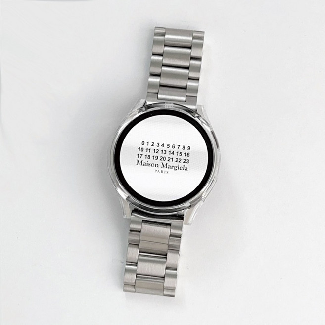 애플워치 갤럭시워치 메탈 스트랩 시계줄, 갤럭시워치 22MM, 실버