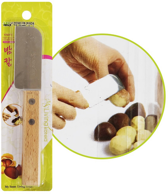 MS리빙코리아 밤칼 밤까는칼 밤껍질칼, 1개