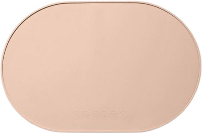 실리콘 테이블매트 방수 식탁 받침, 미스티로즈, 2개, 약 39 x 26.5cm