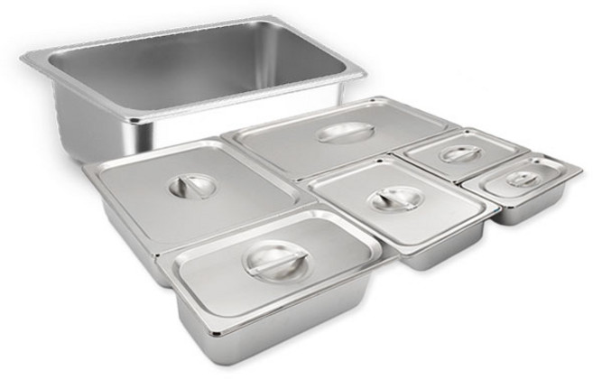 스텐밧드 식당 반찬통 급식소 반찬보관 바트 받드 업소용밧드, 1/9, 2인치, 필요없음