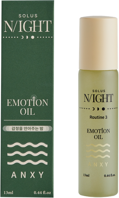 솔루스나이트 아로마 롤온오일 냉압착 정제 호호바 오렌지 로즈마리 유칼립투스 100% 식물유래 비건 13ml 이모션오일, 1개