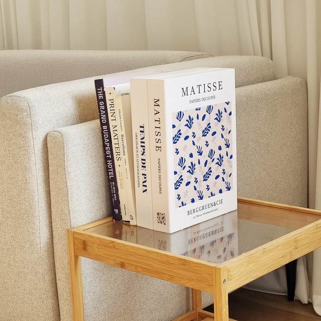 오브제탭 책모양 멀티탭 정리함, 블루코랄, 1개