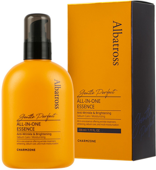 참존 알바트로스 젠틀 퍼펙트 남성 남자 올인원 에센스 스킨 로션 화장품 230ml, 1개