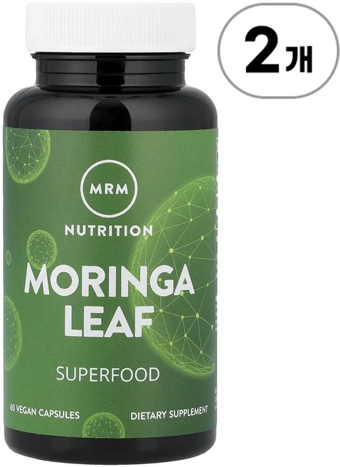 MRM 뉴트리션 모링가 잎 600mg MRM Nutrition Moringa Leaf 600 mg 60정 - 쿠팡