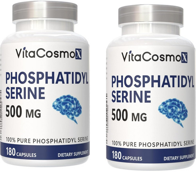 비타코스모 VitaCosmoX 포스파티딜세린 식물성캡슐 180정, 2개
