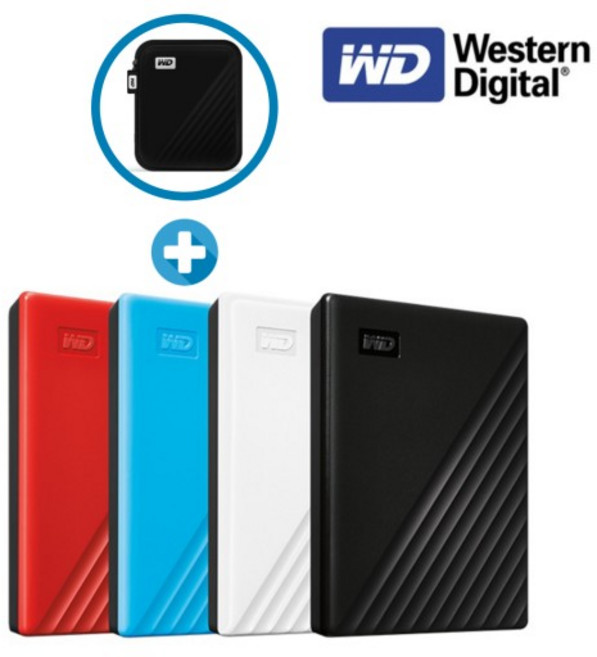WD NEW My Passport Gen3 외장하드, 4TB, 레드