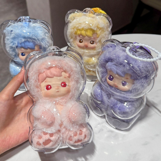 팝마트 하치푸푸 젤리곰 케이스 구미베어 아크릴 보호 케이스 HACIPUPU, 1개