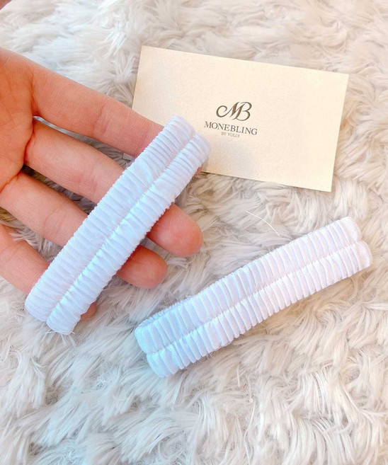 화이트 면 팔 소매 고정 셔츠 가터 고무줄 밴드