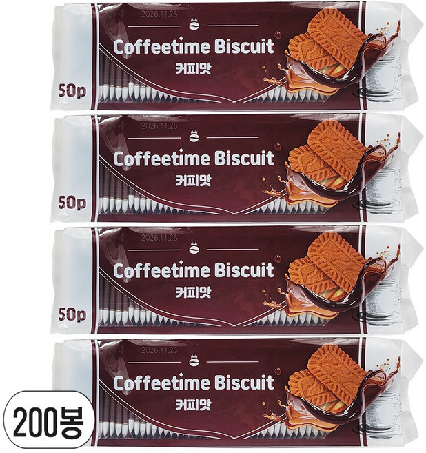 커피타임 비스킷 커피맛, 4개, 310g