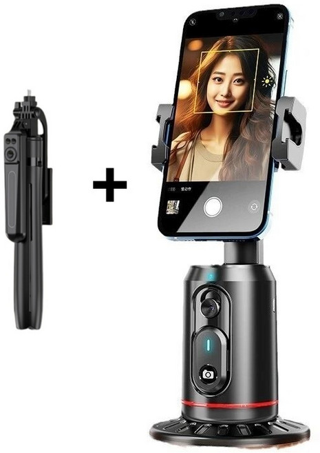 MEUYAG Selfie 스틱 삼각대 확장 무선 블루투스 원격 휴대용 스마트 폰 스탠드 iOS 안드로이드 전화, 01 With tripod