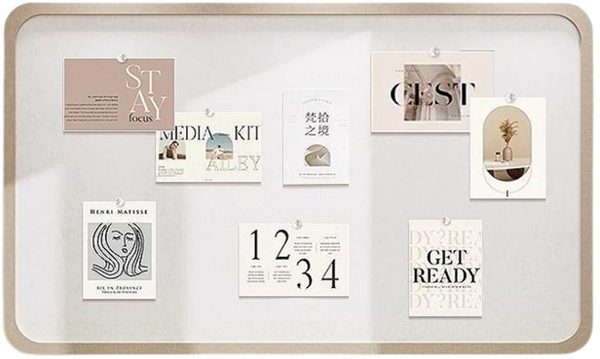 살공 펠트보드 부착식 게시판 메모판, 카멜