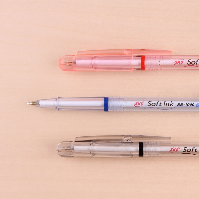 SKB 原子筆 SB-1000 0.5mm, 黑色, 1個