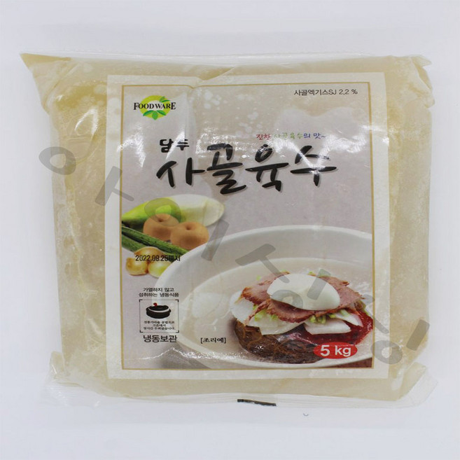 [아이싱싱]담두 냉면육수 사골육수 벌크, 5kg, 1개