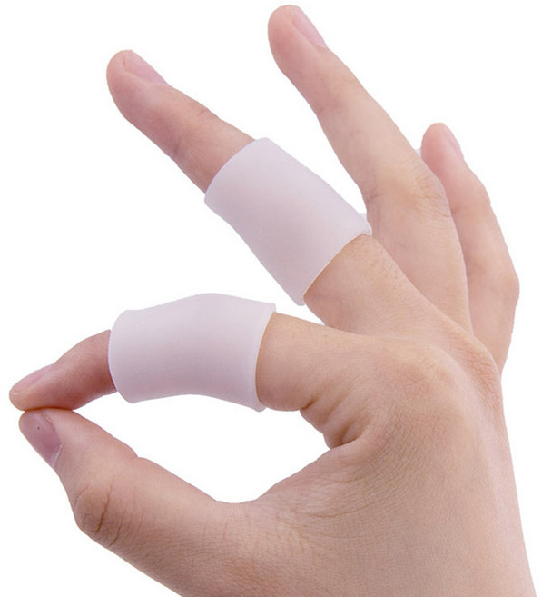 실리콘 손가락 보호 2개 1세트 보호 보습 관절 마디 밴드 링