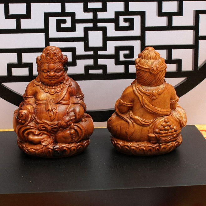 雷擊棗木黃財神擺飾