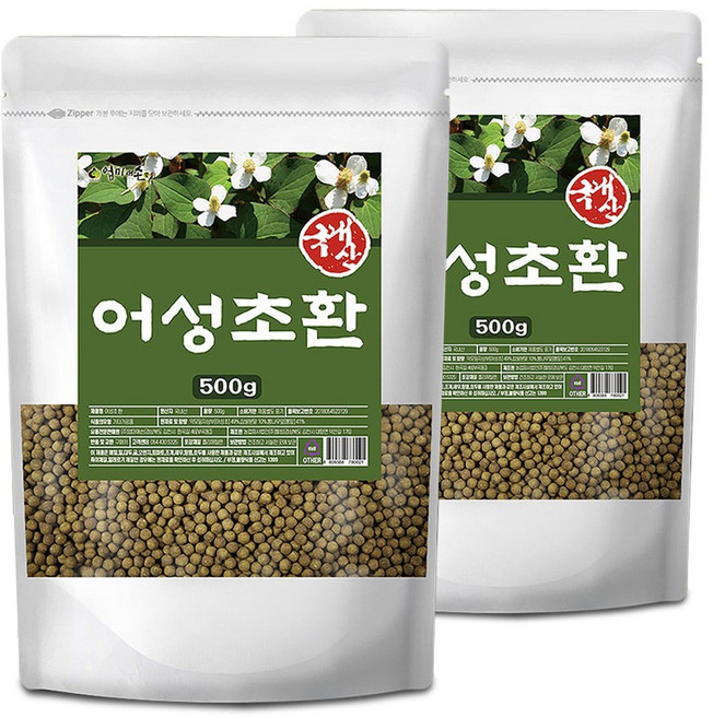 국내산 어성초 환 500g, 2개