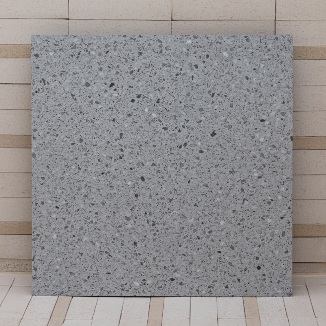 론리인테리어 비접착식 데코타일 + 초강력 스티커, 그레이 테라조(542) 600x600mm, 9개