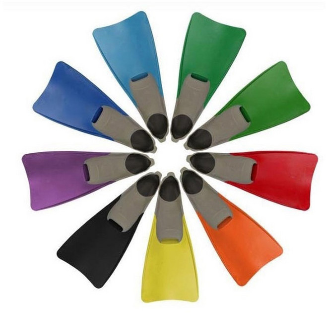 <땡처리특가> 초특가 / 파격세일 굿퀼리티100%생고무 오리발 롱핀+폴리백 스노쿨링 핀수영 스퍼트 훈련용, 긴 오리발