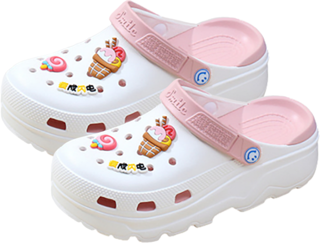 재리니 폭탄 재고정리 EVA 6cm 통굽 곰돌이 아쿠아 여성 슬리퍼 키높이 물놀이 미용실 네일샵 RS-S031