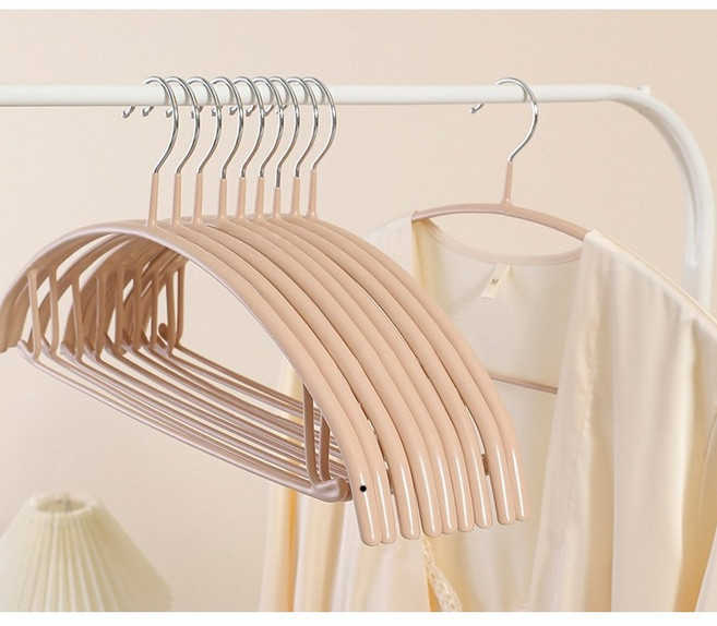 페이즈 논슬립 어깨 뿔 방지 미끄럼 방지 옷걸이, 화이트, 15개