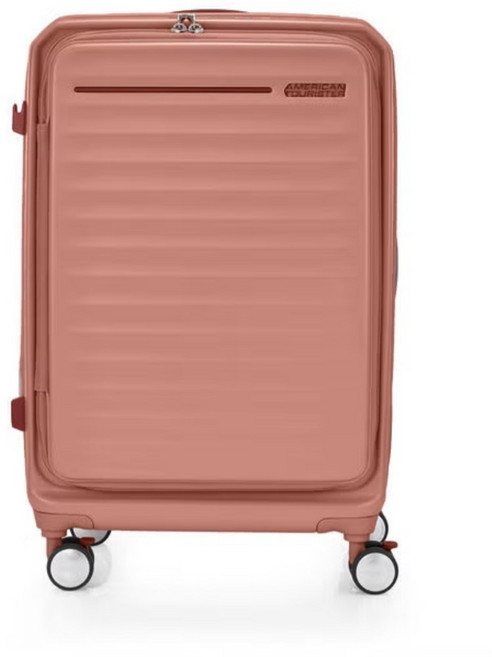 AMERICAN TOURISTER 프론텍 캐리어 68/25 PC CANYON CLAY HJ349029/프론트 오프닝&노트북 수납공간 *캐리어 벨트 증정*