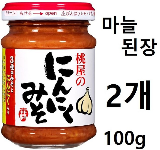 모모야 마늘된장 밥반찬, 2개, 100g