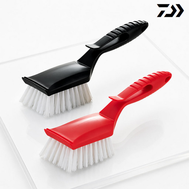 [다이와] 스크래퍼 브러쉬 밑밥통닦기 낚시용품, 블랙, 1개