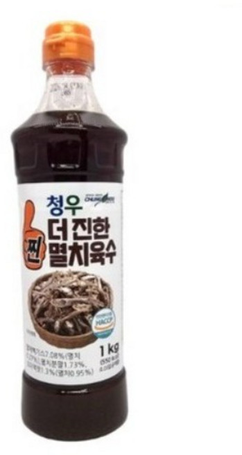 청우식품 더진한 멸치육수 1kg, 1개, 1L