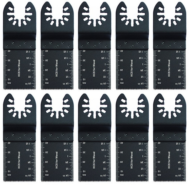 공구랜드 멀티커터날 묶음 만능커터날, 3.우드34mm, 10개